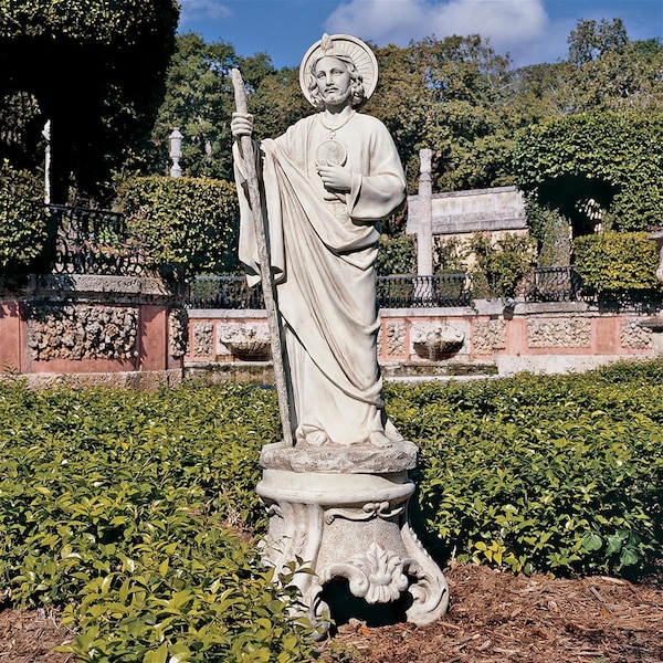 Design Toscano St. Jude, Patron Saint of Hopeless Cases Garden Statue - KY1149