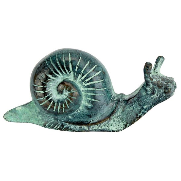 Design Toscano Small Land Snail Cast Bronze Garden Statue - SU1865