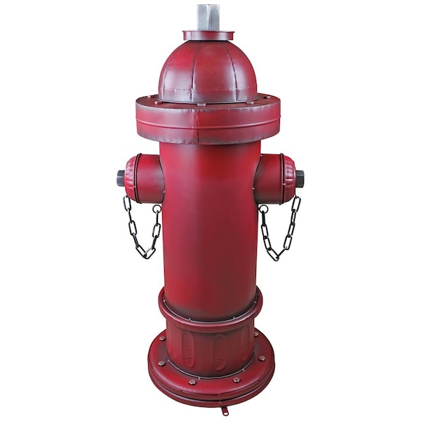 Design Toscano Vintage Metal Fire Hydrant Statue: Grande - FU82351