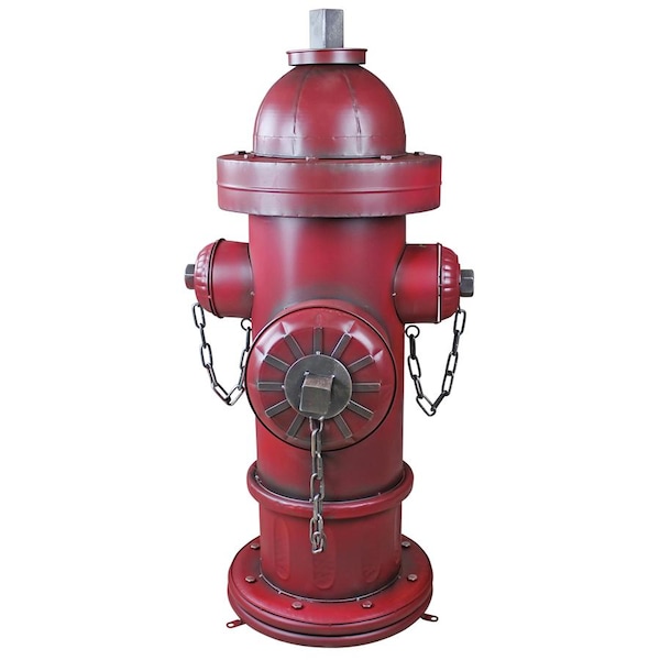 Design Toscano Vintage Metal Fire Hydrant Statue: Grande - FU82351