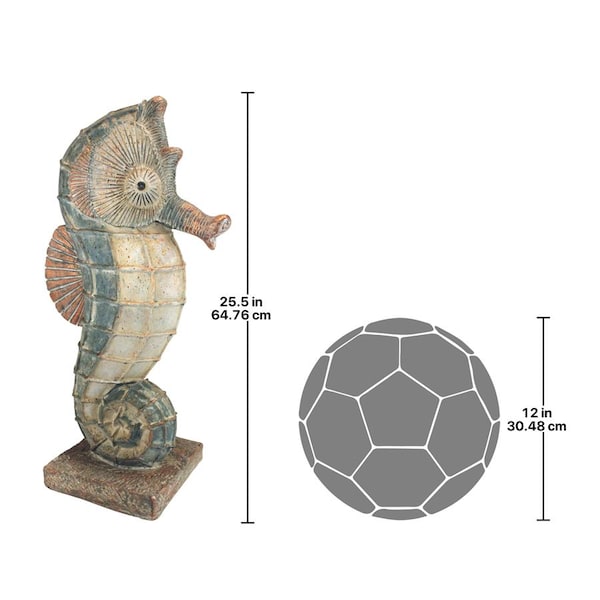 Design Toscano Sea Biscuit Seahorse Marine Fish Family Statue Collection: Large - FU80070