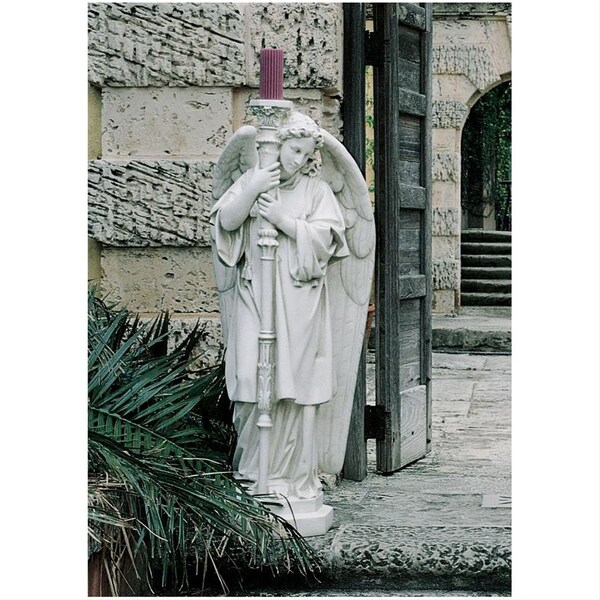 Design Toscano Majestic Angel Guardians of the Gate Large: Left - OS68352