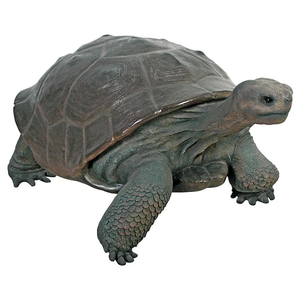 Design Toscano The Grand-Scale Wildlife Animal Collection: The Galapagos Tortoise Statue - NE80124