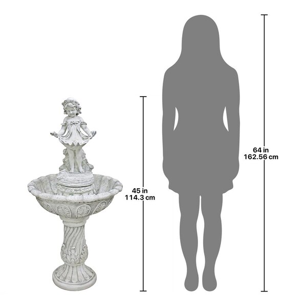 Design Toscano Abigail's Bountiful Apron Cascading Garden Fountain - KY3014