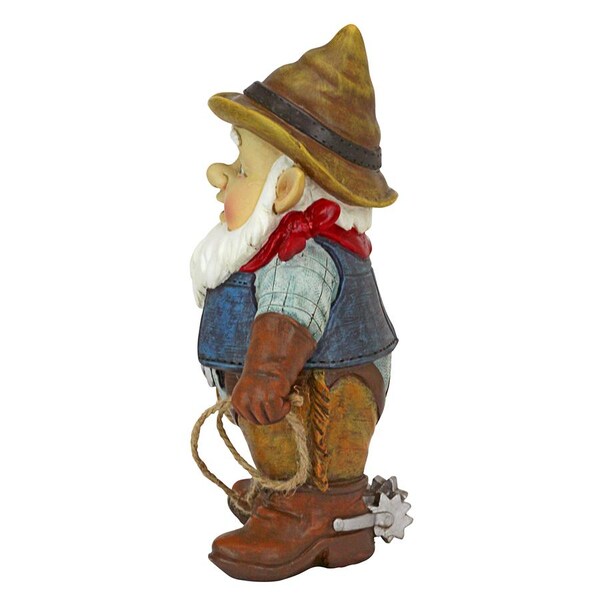 Design Toscano Country Cowboy Klaus Garden Gnome Statue - QL307232