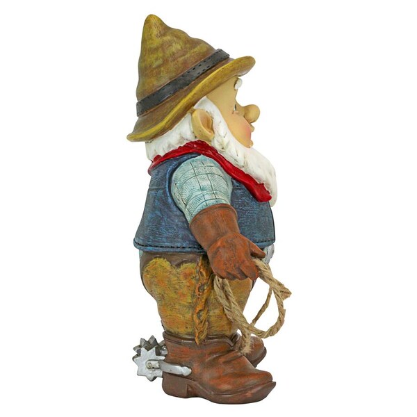 Design Toscano Country Cowboy Klaus Garden Gnome Statue - QL307232