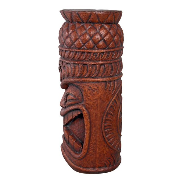 Design Toscano Grand Island Tiki Cocktail Console Statue - NE160020