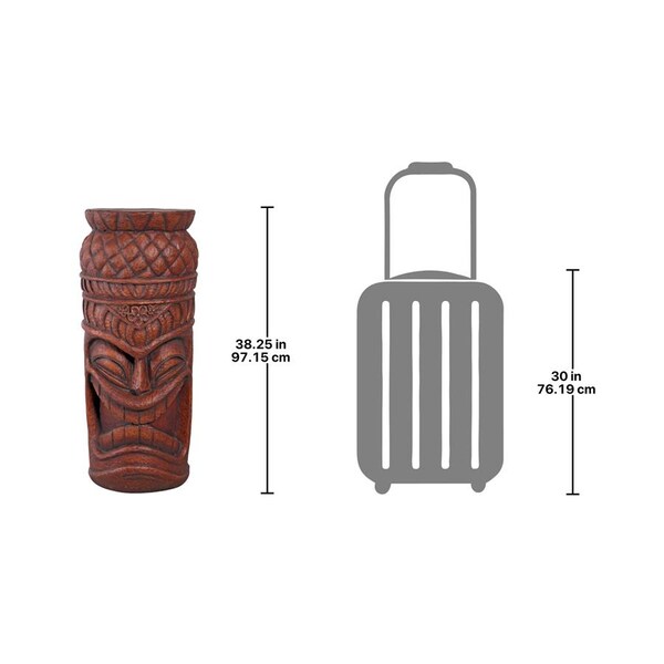 Design Toscano Grand Island Tiki Cocktail Console Statue - NE160020