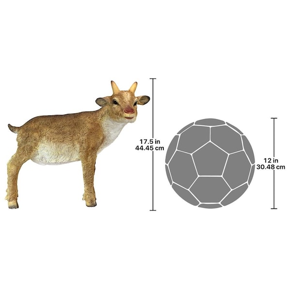 Design Toscano Trouble the Billy Goat Farm Animal Statue - QM21055