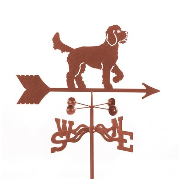 Classic Accessories Golden Doodle Dog Weathervane with Four Sided Mount - VE289888