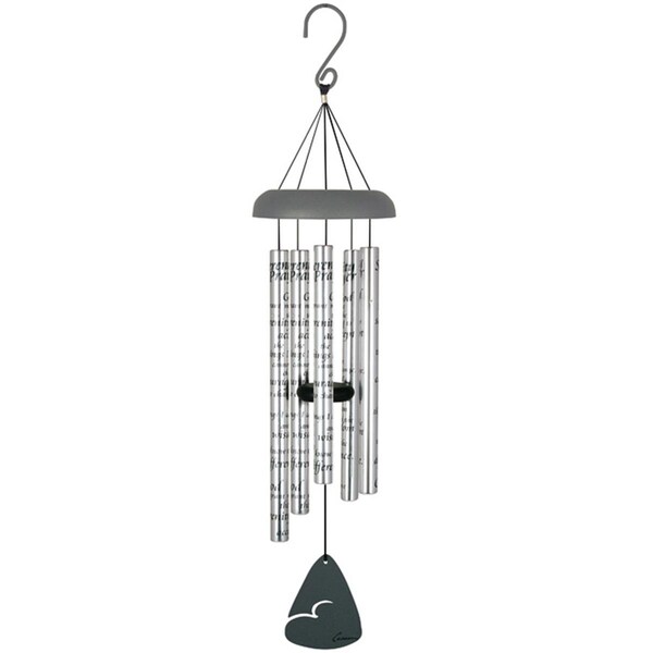 Marson Carson 62952 30 in. Signature Sonnet Windchime - Serenity Prayer - 62952