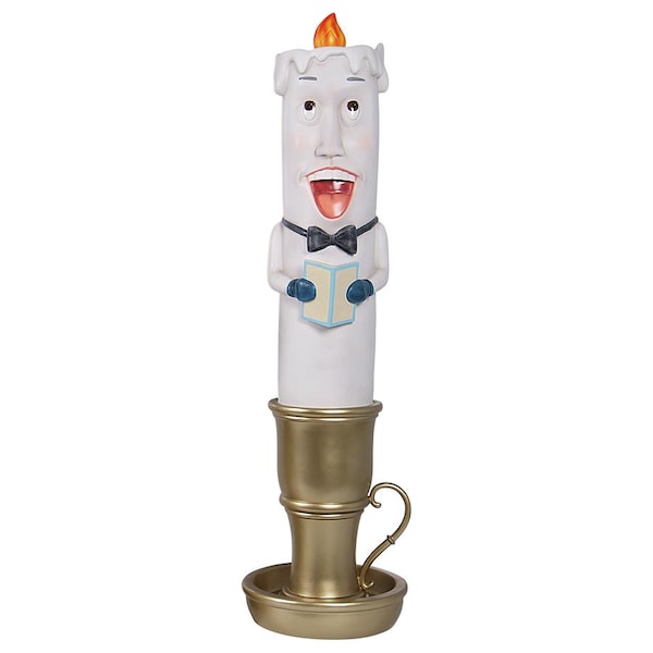 Design Toscano Holiday Luminary Welcoming Candle Door Sentry Statue: Hans - NE200003