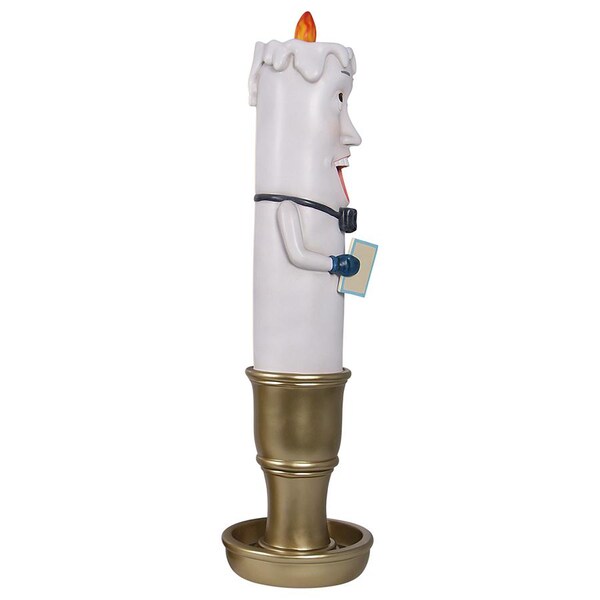 Design Toscano Holiday Luminary Welcoming Candle Door Sentry Statue: Hans - NE200003