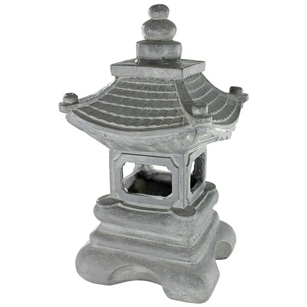 Design Toscano Chengdu Pagoda Asian Lantern Statue: Set of Two - AL920001