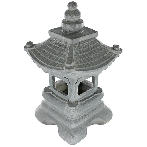 Design Toscano Chengdu Pagoda Asian Lantern Statue: Set of Two - AL920001