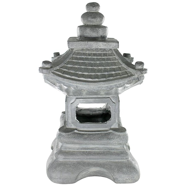 Design Toscano Chengdu Pagoda Asian Lantern Statue: Set of Two - AL920001
