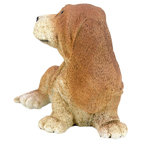 Design Toscano Brown Basset Puppy Dog Statue - CF3296