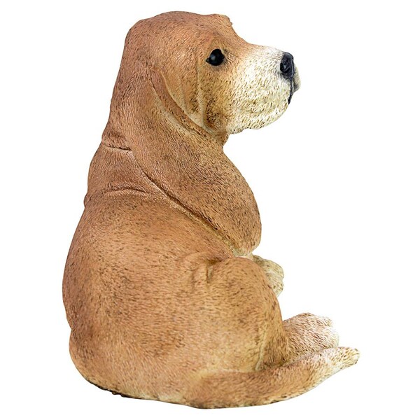 Design Toscano Brown Basset Puppy Dog Statue - CF3296
