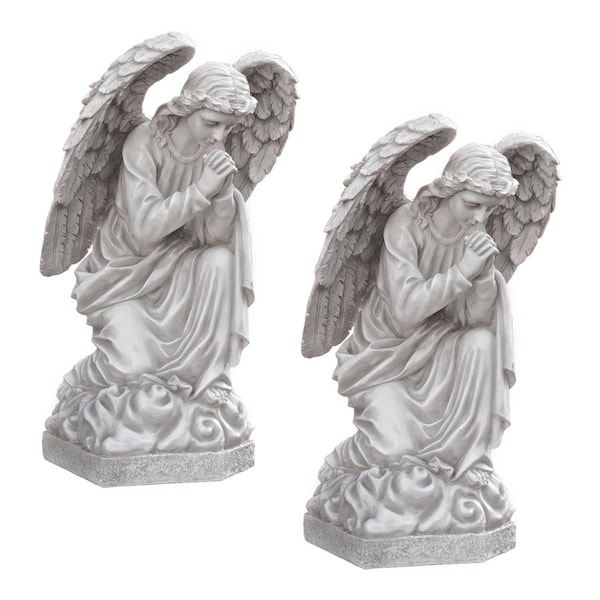 Design Toscano The Praying Basilica Angel Statue: Set of Two - DB924728