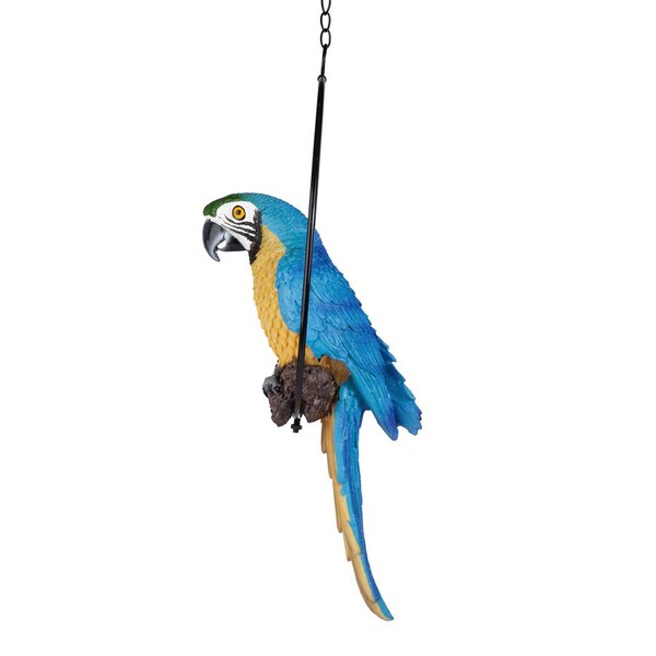 Design Toscano Polly in Paradise Parrot on Ring Perch: Medium, PK 2 - QL912820