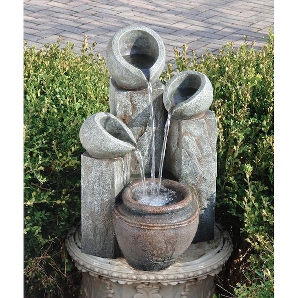 Design Toscano Hadrian's Villa Four Urn Garden Fountain - DW84069
