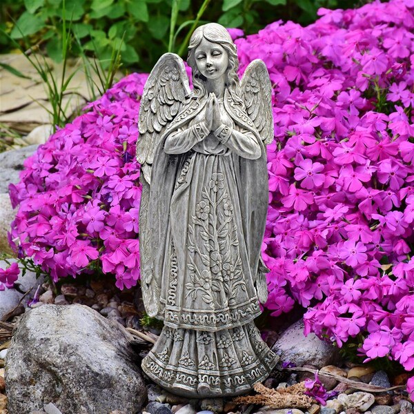 Design Toscano Angelic Messenger Garden Angel Statue - QM1932210