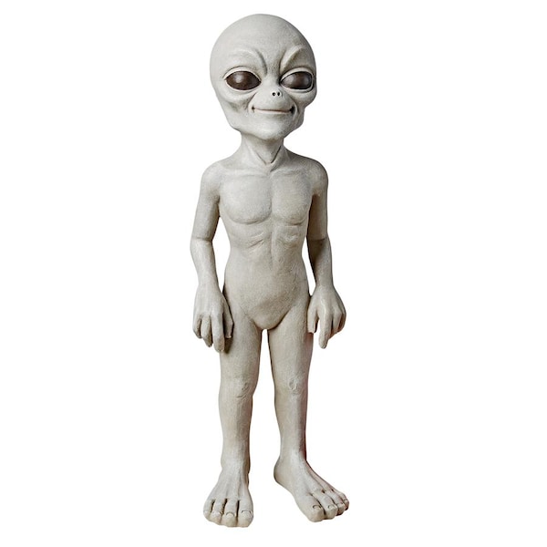Design Toscano The Out-of-this-World Alien Extra Terrestrial Statue: Small - LY815032