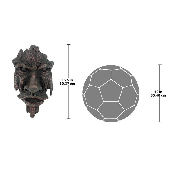 Design Toscano The Spirit of Nottingham Woods: Greenman Tree Sculpture - DB33001