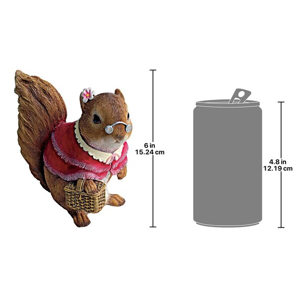 Design Toscano Grandmother and Grandfather Squirrel Statues: Grandmother - QM24685000