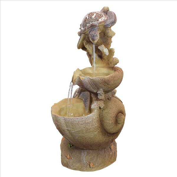 Design Toscano Turtle Cove Cascading Sculptural Fountain - SS1646