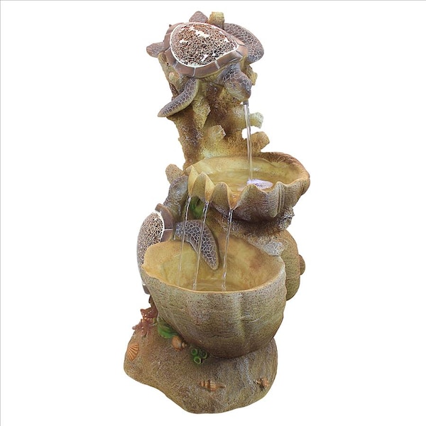 Design Toscano Turtle Cove Cascading Sculptural Fountain - SS1646