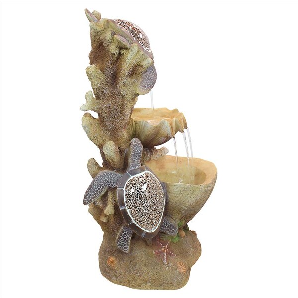 Design Toscano Turtle Cove Cascading Sculptural Fountain - SS1646