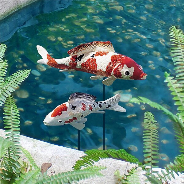 Design Toscano Japanese Floating Koi Sculpture Collection - NG930479