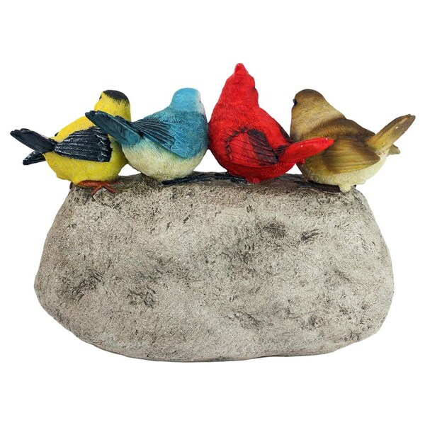 Design Toscano Birdy Welcome Garden Stone Statue: Large - QM21001