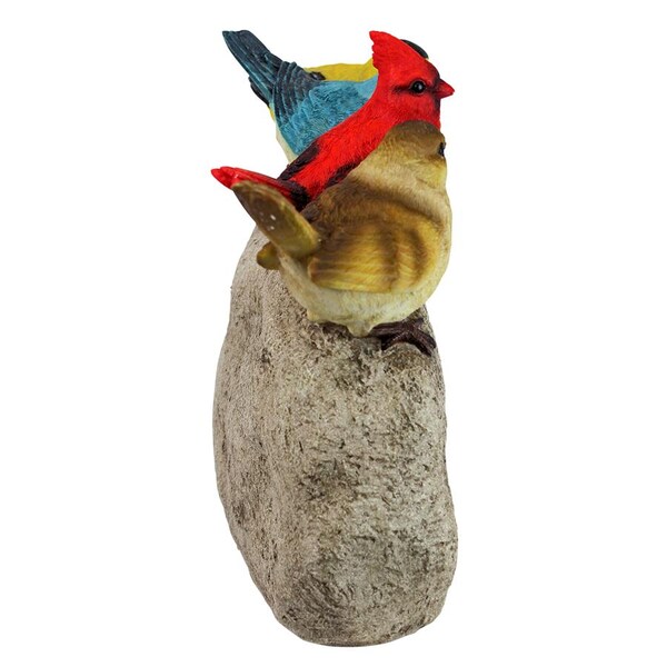 Design Toscano Birdy Welcome Garden Stone Statue: Large - QM21001