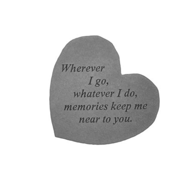 Kay Berry Great Thought Hearts- Wherever I go. - 8607
