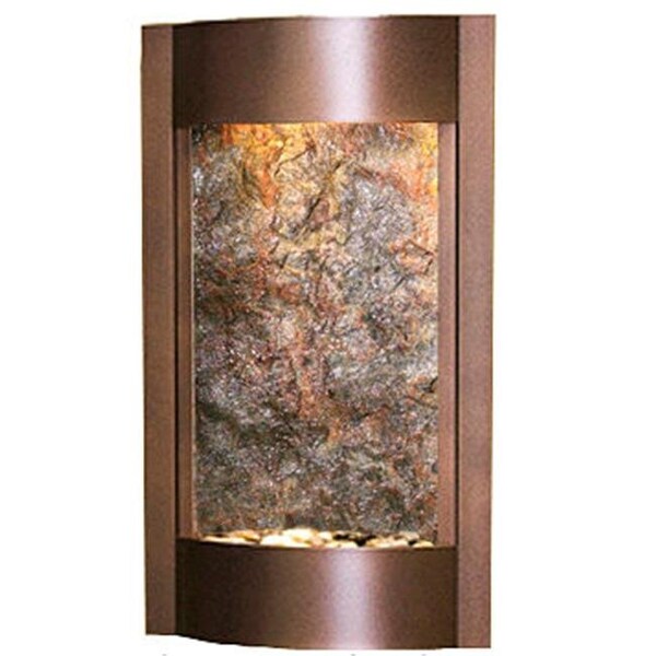 Adagio Adagio SWA5012 Serene Waters - Green Featherstone Wall Fountain - SWA5012