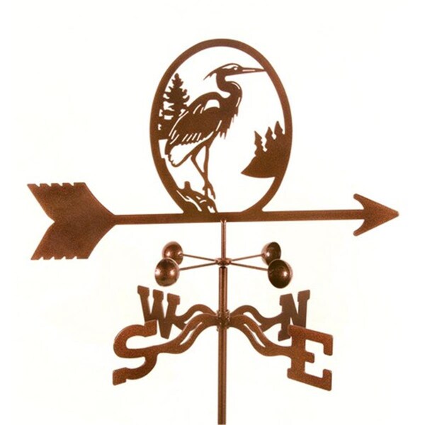 Ez Vane Heron Bird Weathervane with Garden Mount - EZ1107-GR