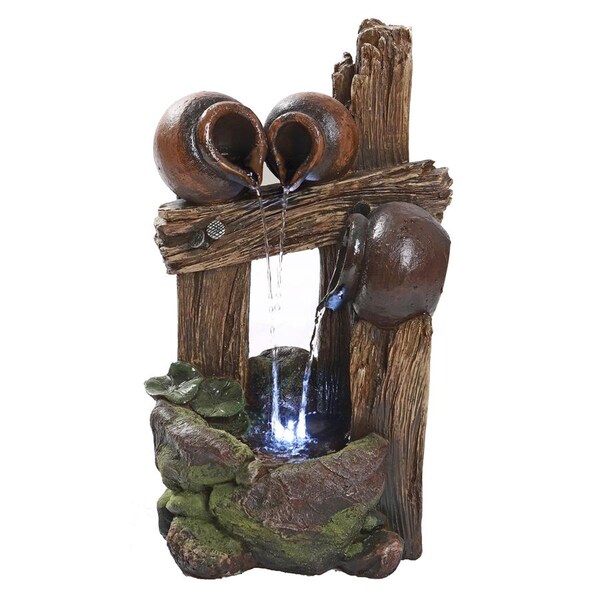 Design Toscano The Cascading Urns of Ravello Illuminated Garden Fountain - QN164013