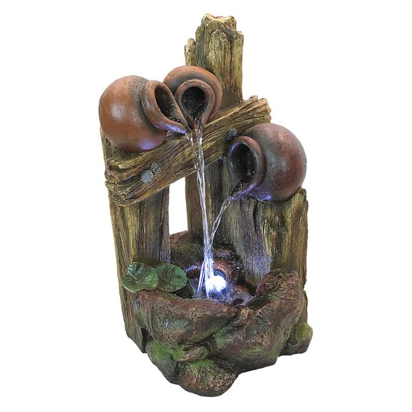 Design Toscano The Cascading Urns of Ravello Illuminated Garden Fountain - QN164013