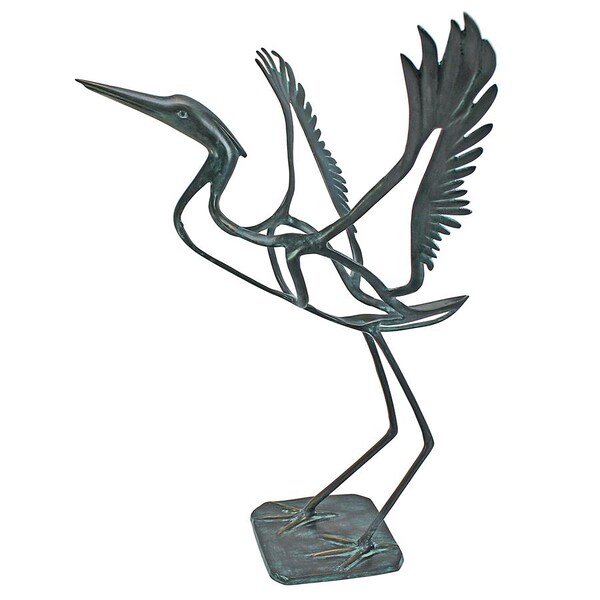 Design Toscano Winged Salute to the Sun Bronze Statue - AF19065