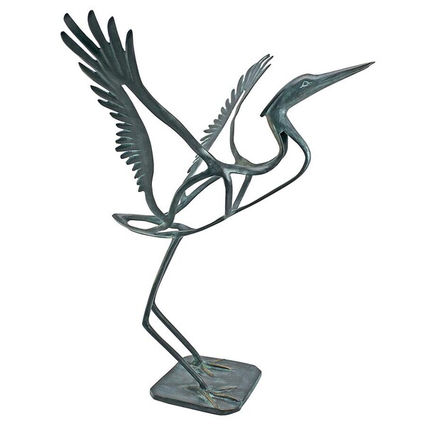 Design Toscano Winged Salute to the Sun Bronze Statue - AF19065