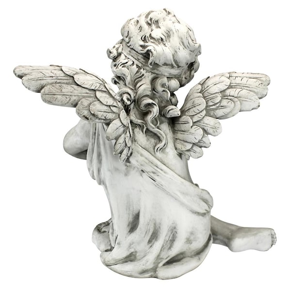 Design Toscano Peaceful Presence Angel Sitter Garden Statue - KY47014