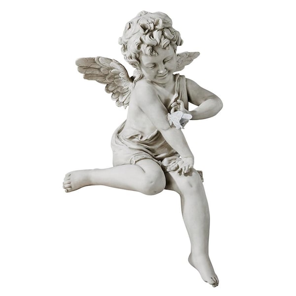 Design Toscano Peaceful Presence Angel Sitter Garden Statue - KY47014