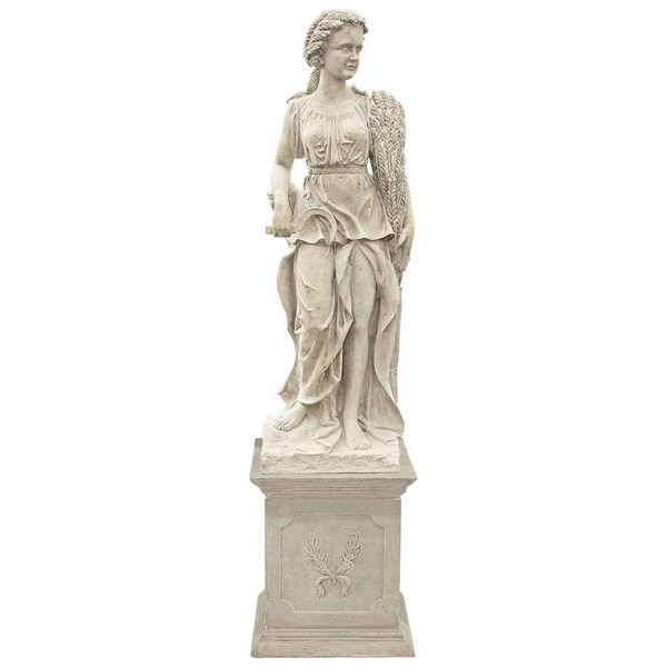 Design Toscano The Four Goddesses of the Seasons Statue: Summer Statue & Plinth - NE990059