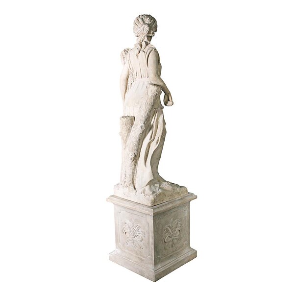Design Toscano The Four Goddesses of the Seasons Statue: Summer Statue & Plinth - NE990059