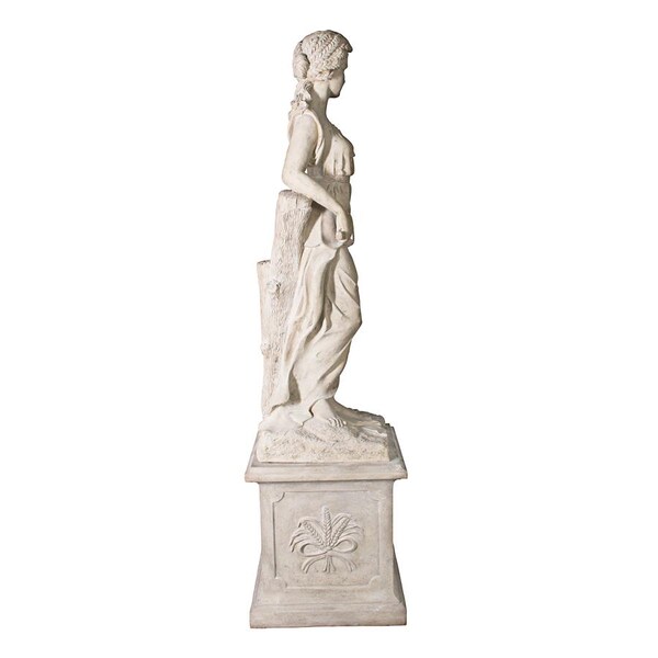 Design Toscano The Four Goddesses of the Seasons Statue: Summer Statue & Plinth - NE990059