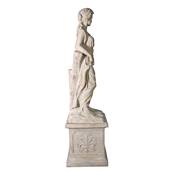 Design Toscano The Four Goddesses of the Seasons Statue: Summer Statue & Plinth - NE990059