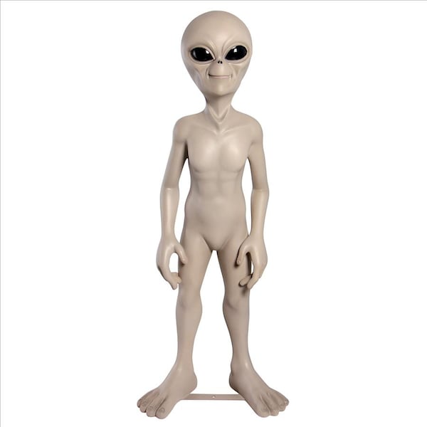 Design Toscano The Out-of-this-World Alien Extra Terrestrial Statue: Giant - NE150328