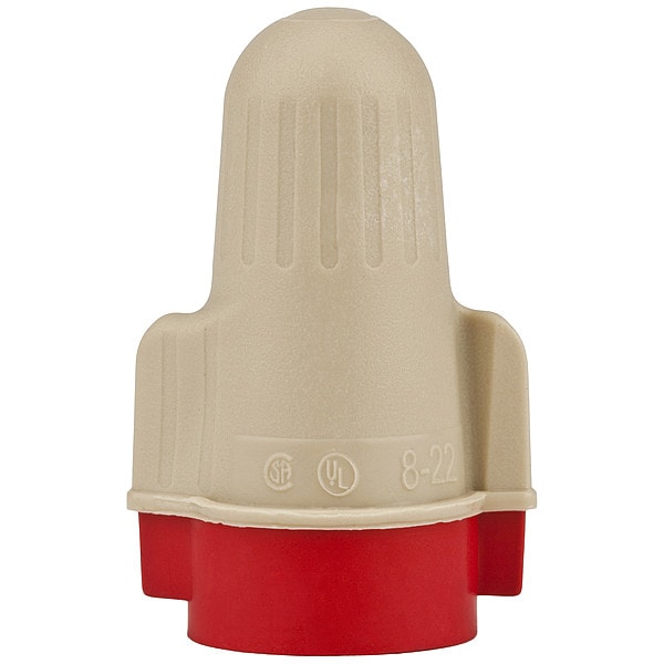 Conector de alambre Twist On de 3M, 22-8 AWG, PK25000 - T/R+, Super Tan